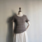 90s Brown Striped Top