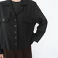 90s Black Jacket,Shirt