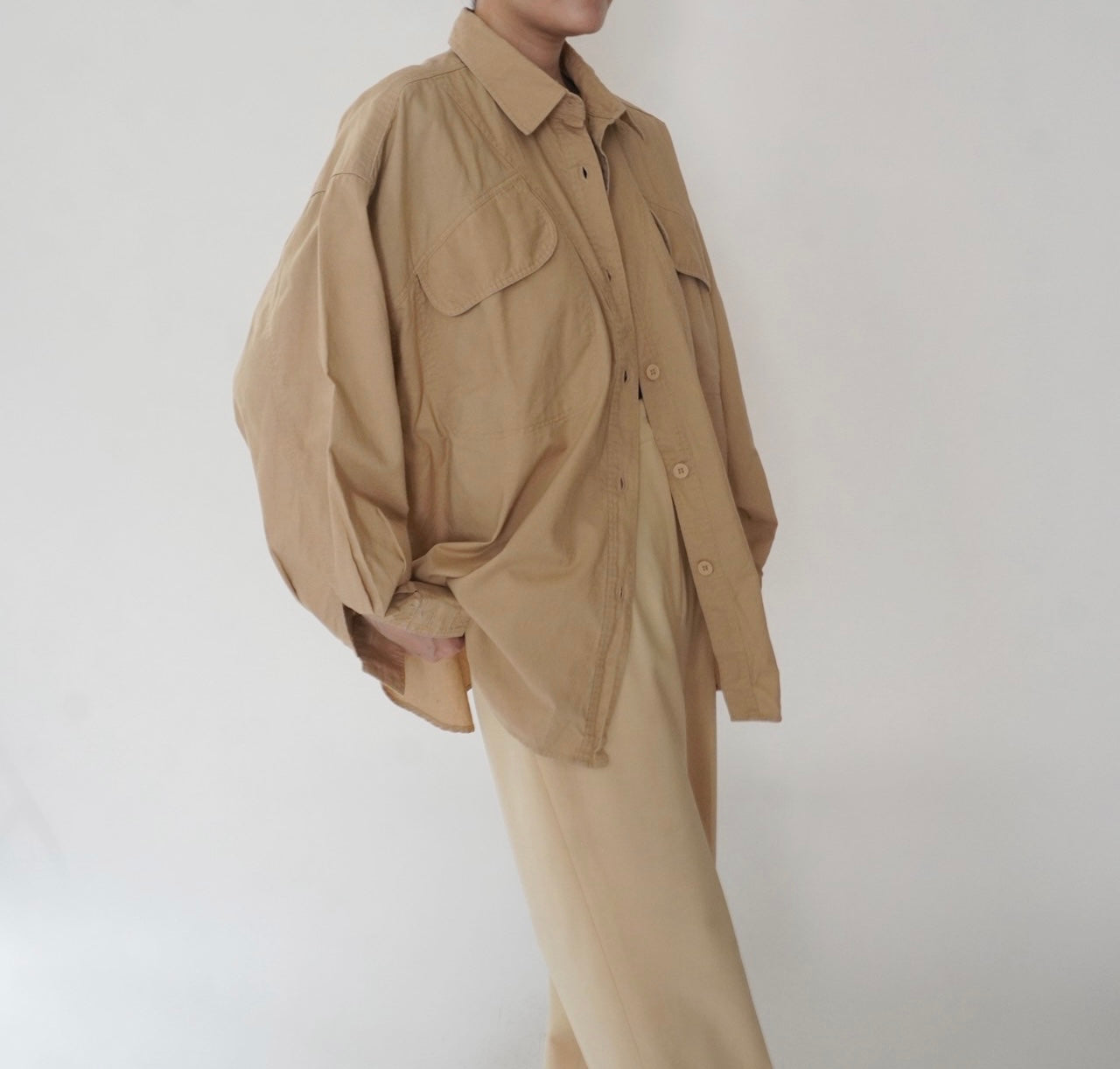 90s Cotton Design Shirt