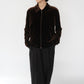 90s "J.CREW" Velour Zip Shirt