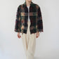90s Plaid Fringe Light Jacket