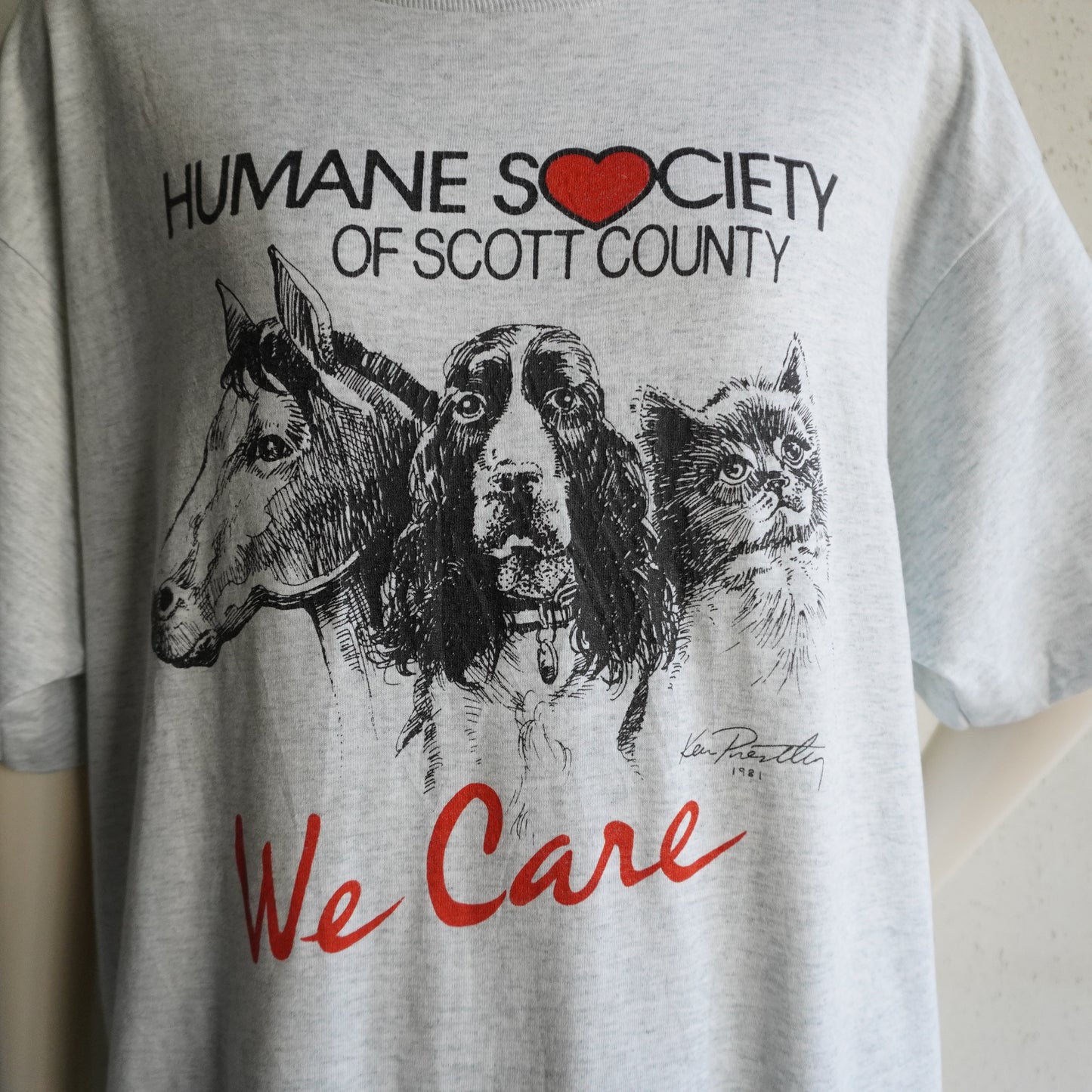 90s Printed T-shirt Made in USA
