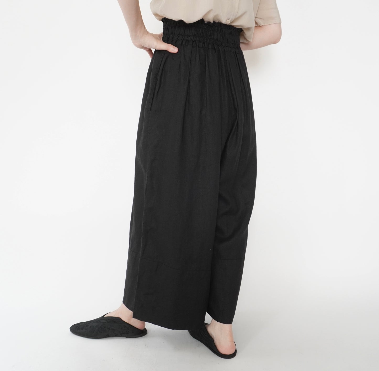Cropped Wide Pants