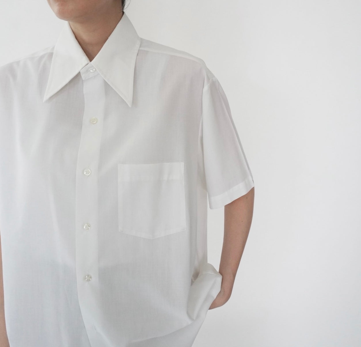 70s White Shirt