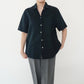 90s Navy Linen Shirt
