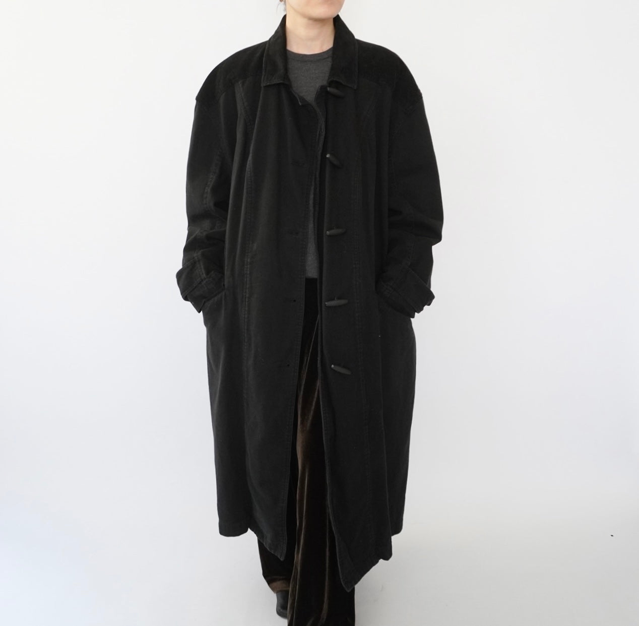 90s Cotton×Corduroy Coat