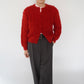 80s Red Cardigan