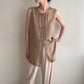 90s Silk Asian Design Blouse,Vest