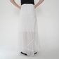 90s Cotton Lace Design Skirt Made in Italy