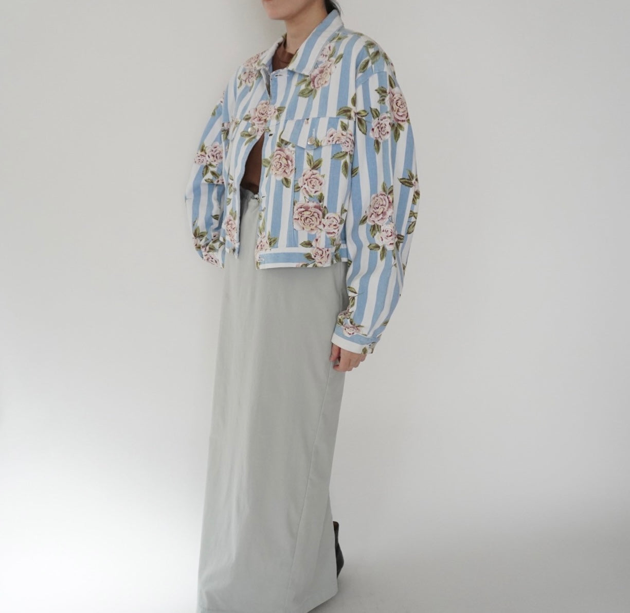 90s Flower Pattern Jacket