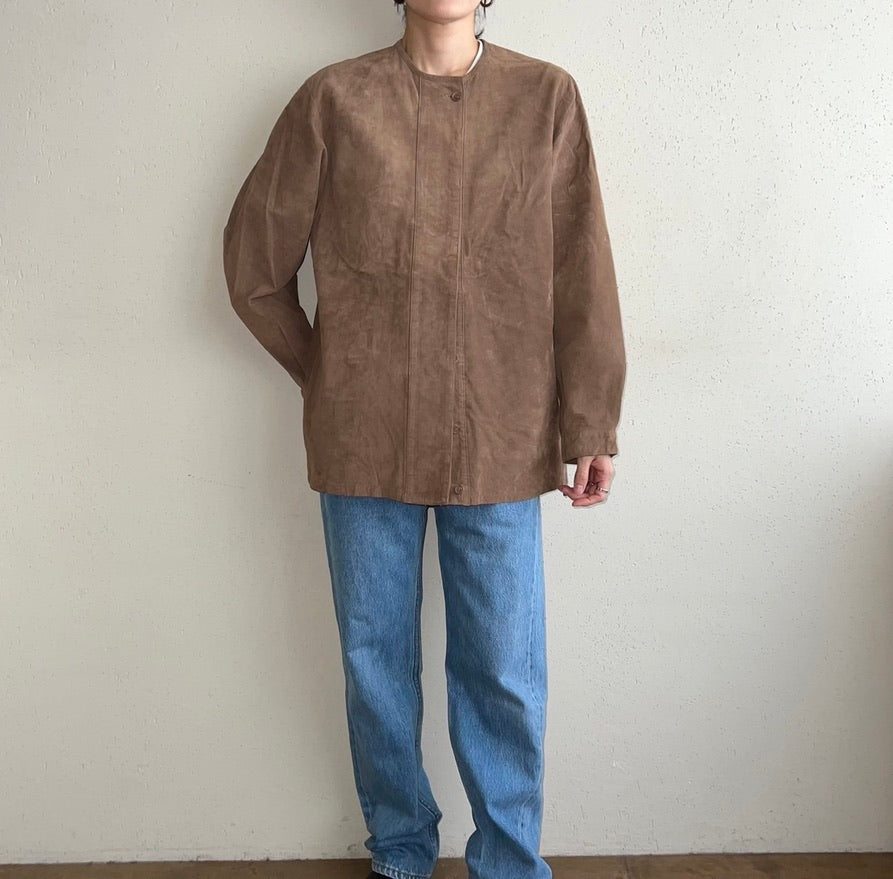 90s Suede Blouse