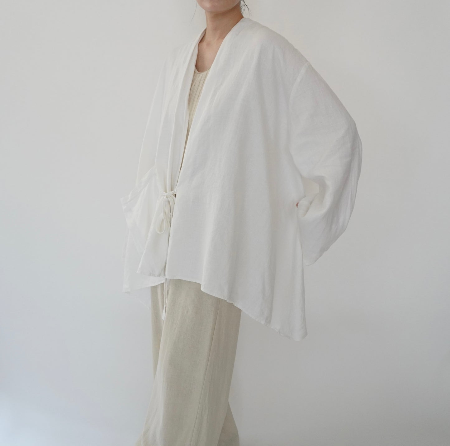 90s Linen Jacket Made in USA