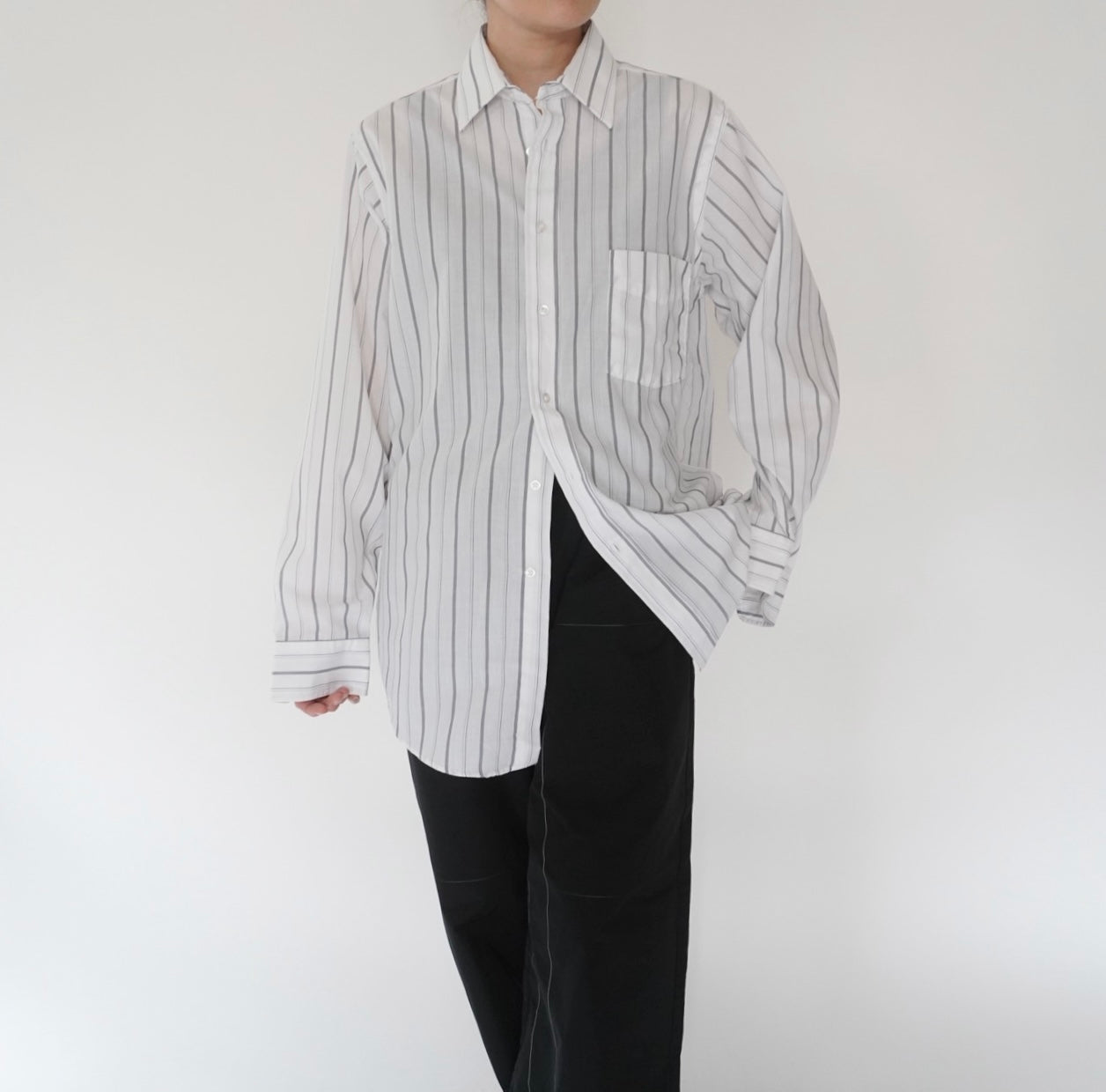 90s Striped Shirt Made in USA