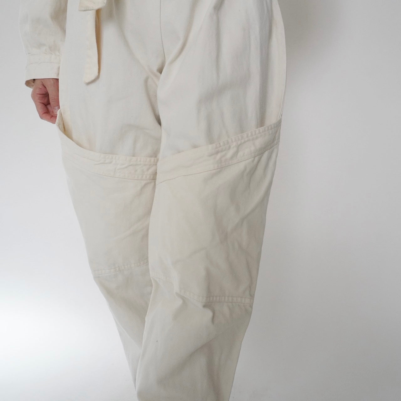 80s EURO Design Ivory Jumpsuit