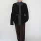 80s EURO Design Suede x Leather Jacket