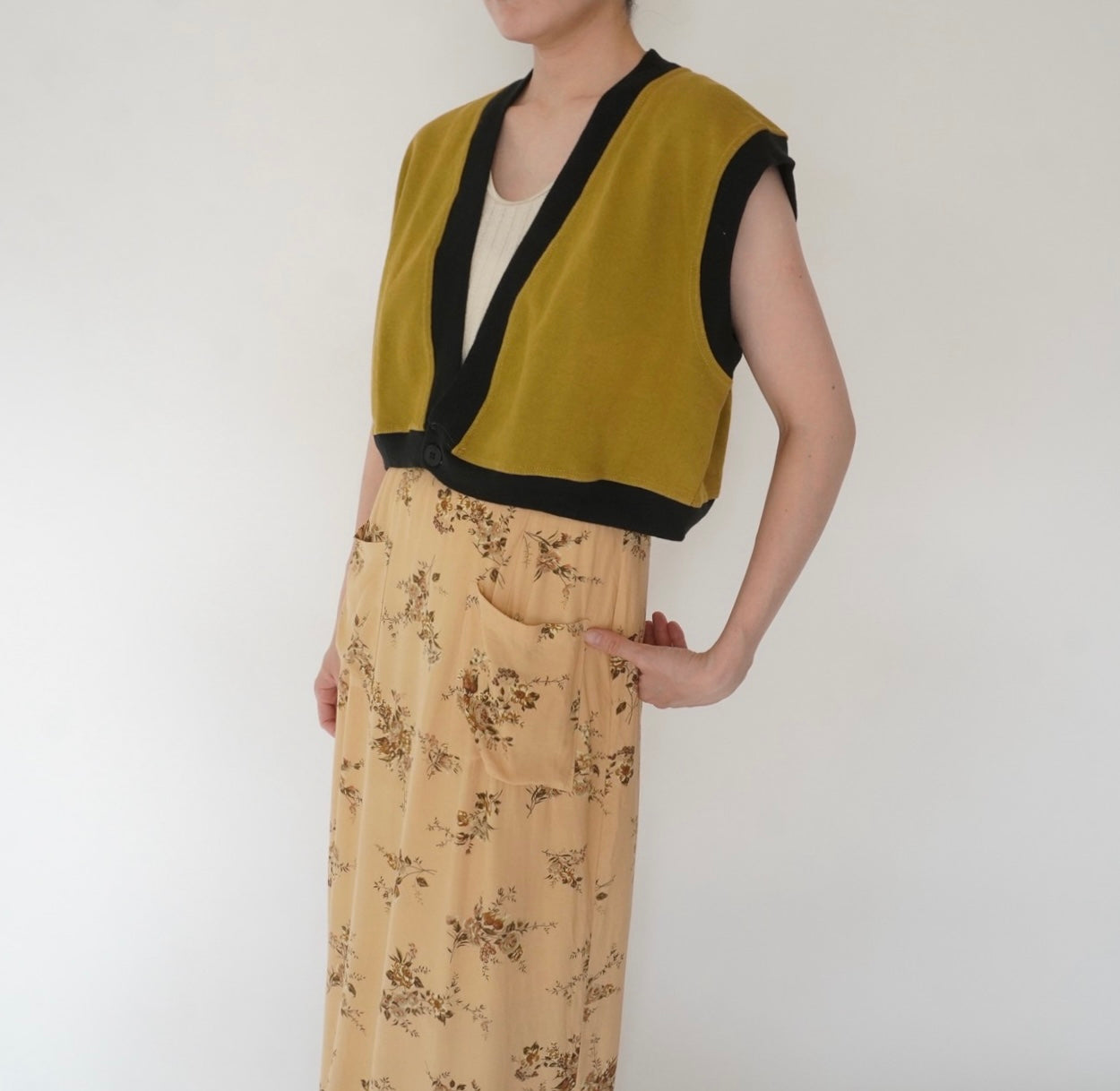 90s Cotton Vest Made in Italy Dead Stock
