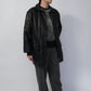 90s Black Leather Jacket Made in Italy
