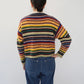 80s Multi Striped Knit