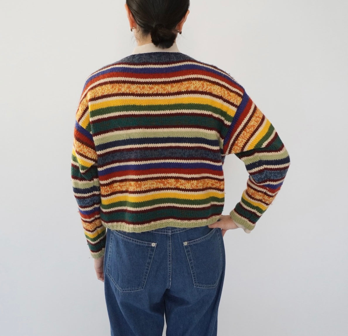 80s Multi Striped Knit