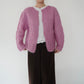 80s Pink Knit Cardigan