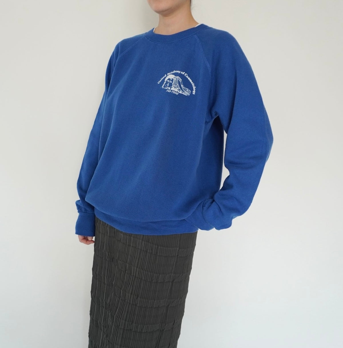 80s Printed Sweater Made in USA