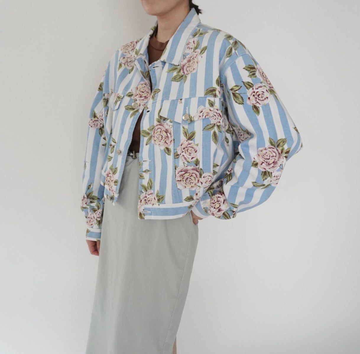 90s Flower Pattern Jacket