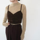 90s EURO Suede Camisole Top