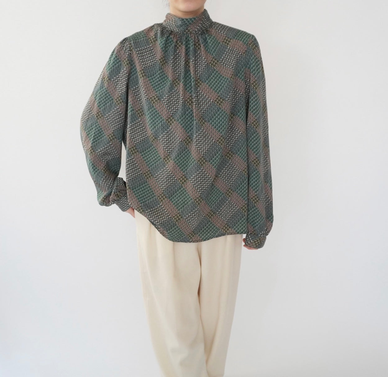 80s Pattern Blouse