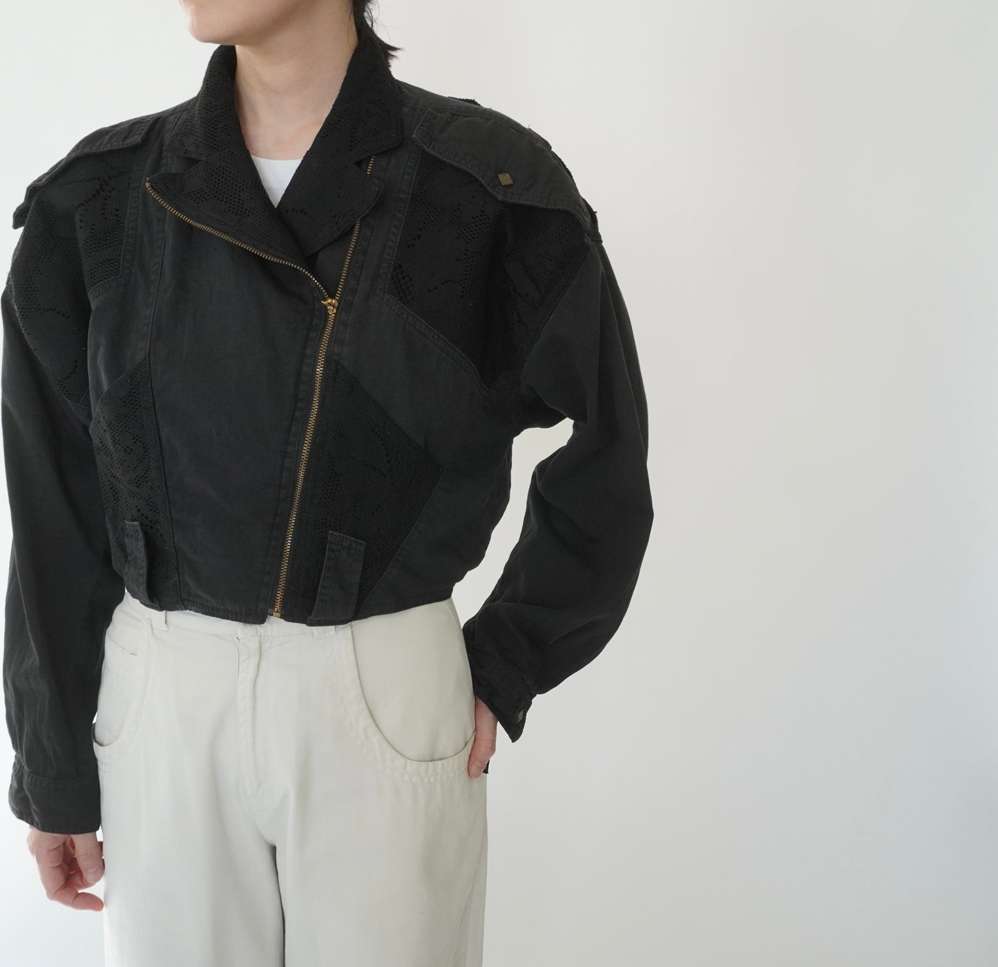 80s Lace Design Jacket