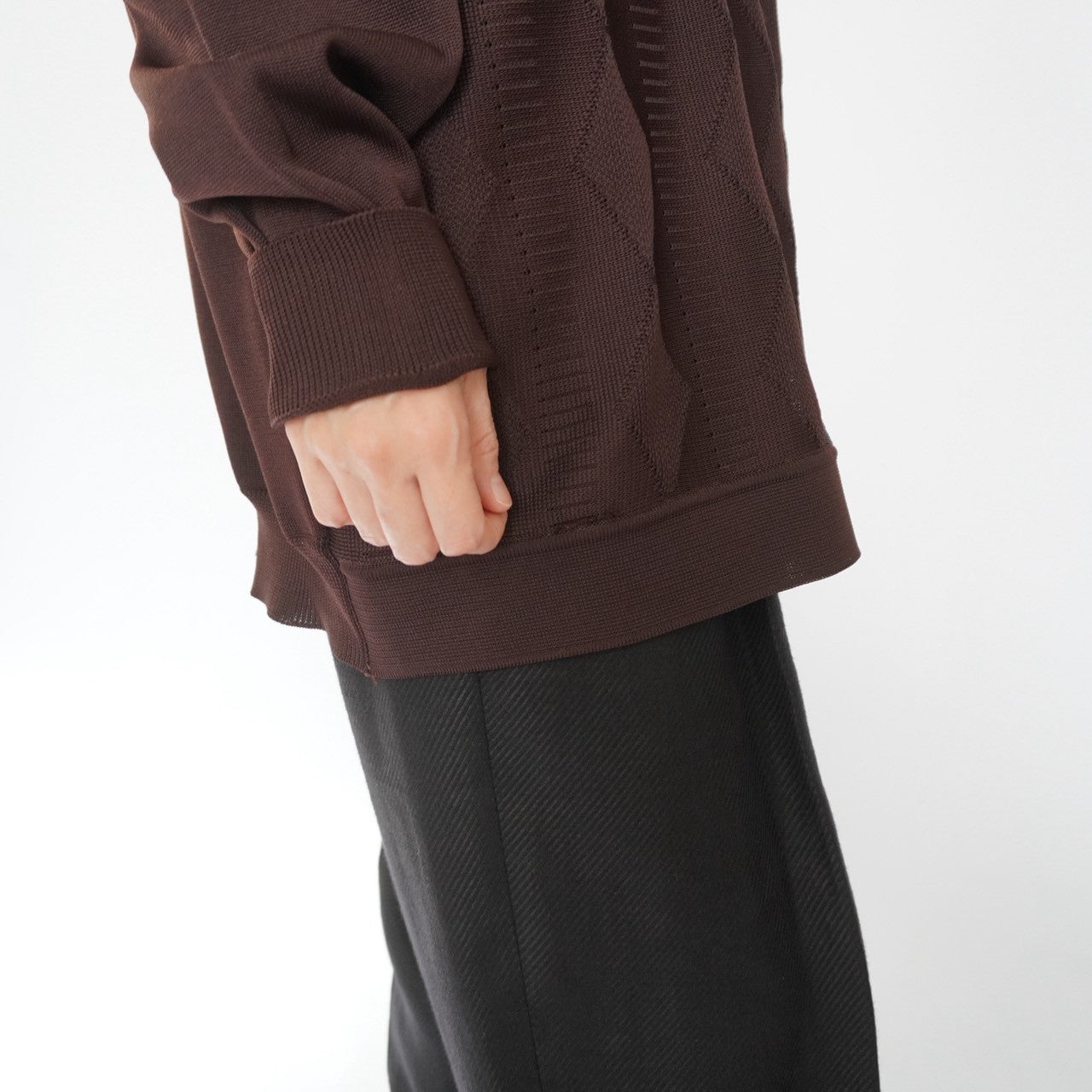 70s Brown Design Top