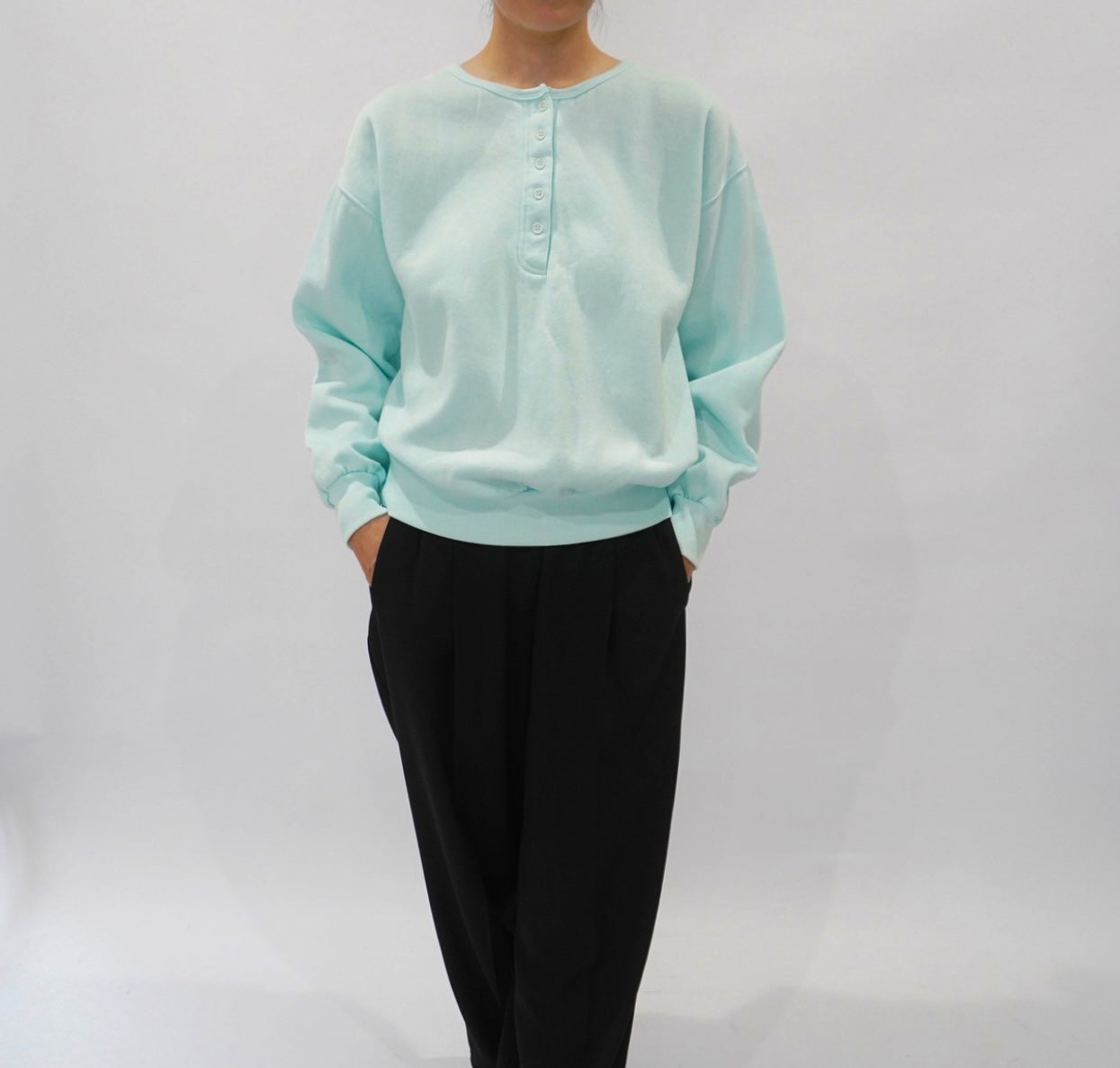 90s Light Blue Sweater