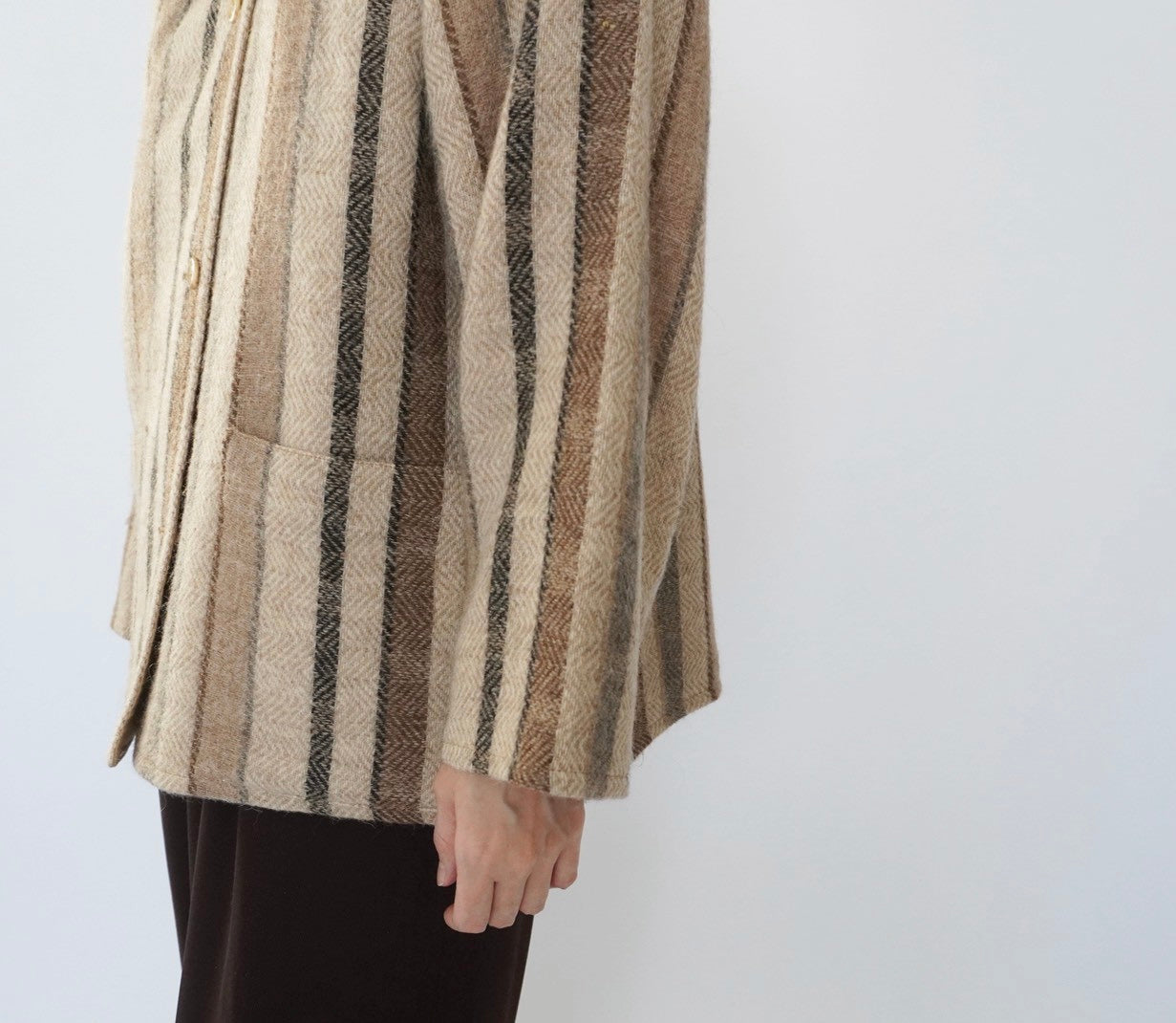 90s "Rodier Paris" Wool Jacket Made in France