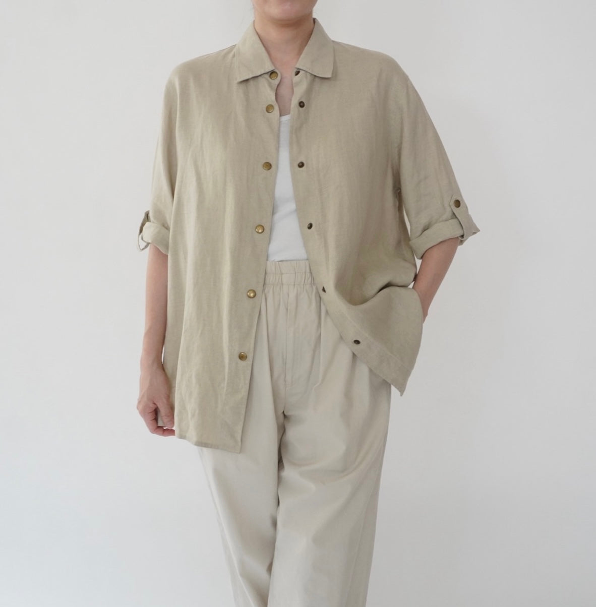 90s EURO Linen Shirt