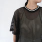 90s Black Mesh Top Made in USA