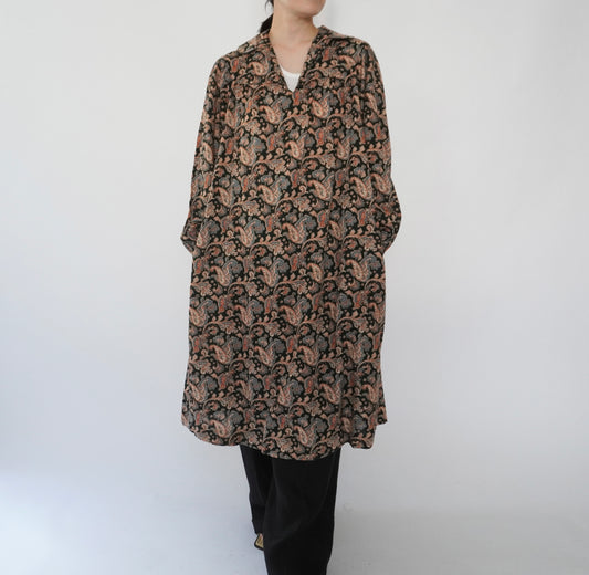 80s Printed Dress Made in Sweden