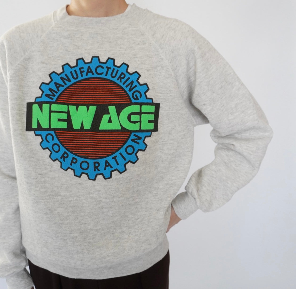 90s Printed Sweater Made in USA