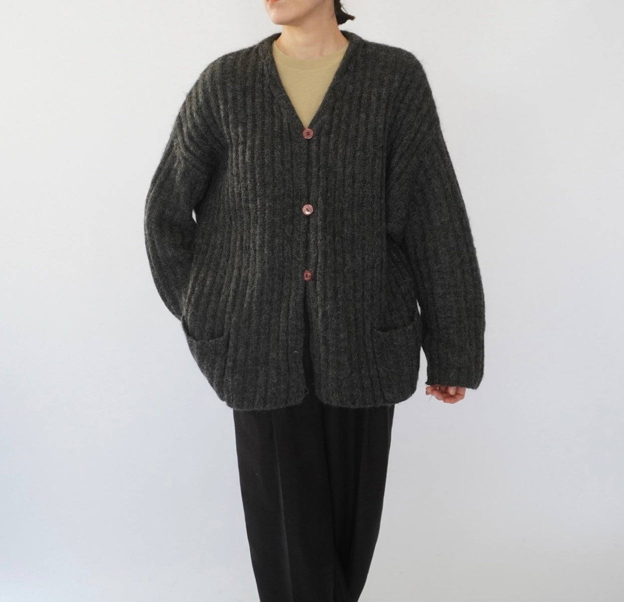 90s Mohair Knit Cardigan