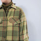 80s Plaid Fringe Design jacket Made in Italy