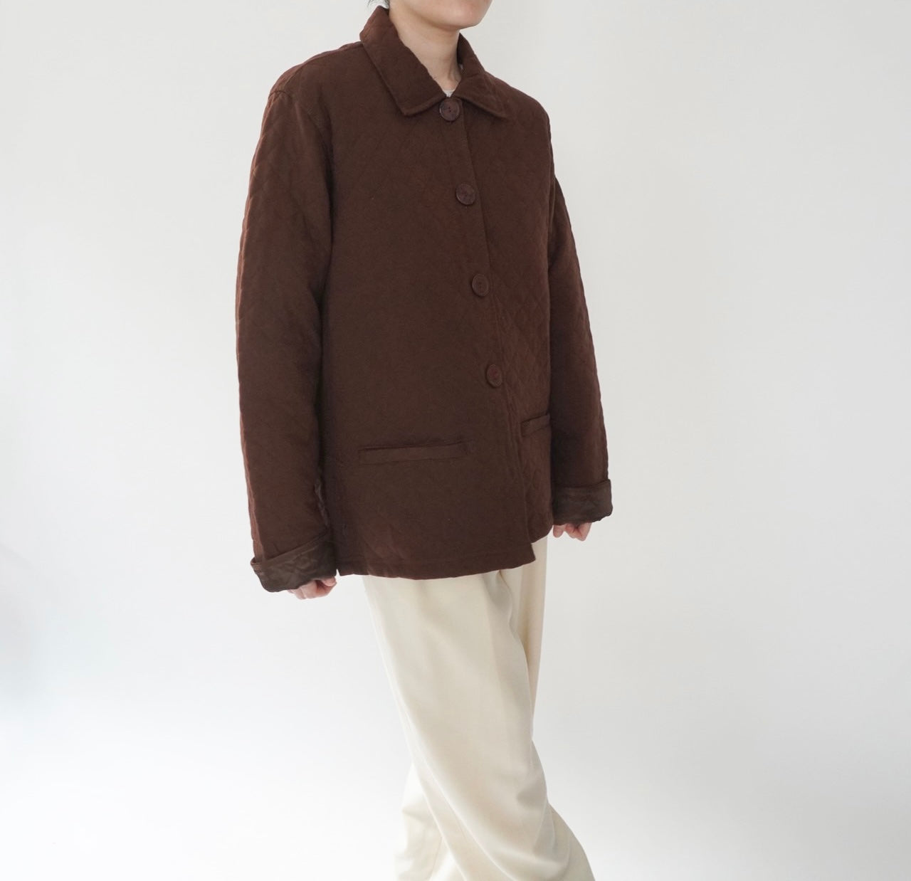 90s Quilted Light Jacket