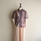 90s Printed Sheer Shirt Made in USA