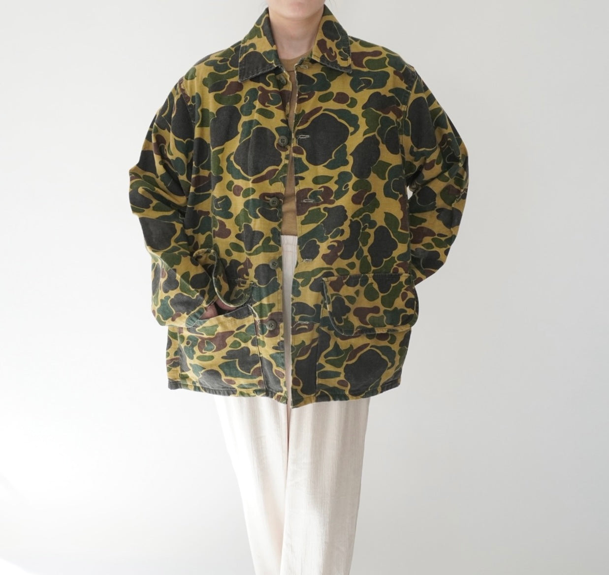 70s Camouflage Jacket Made in USA