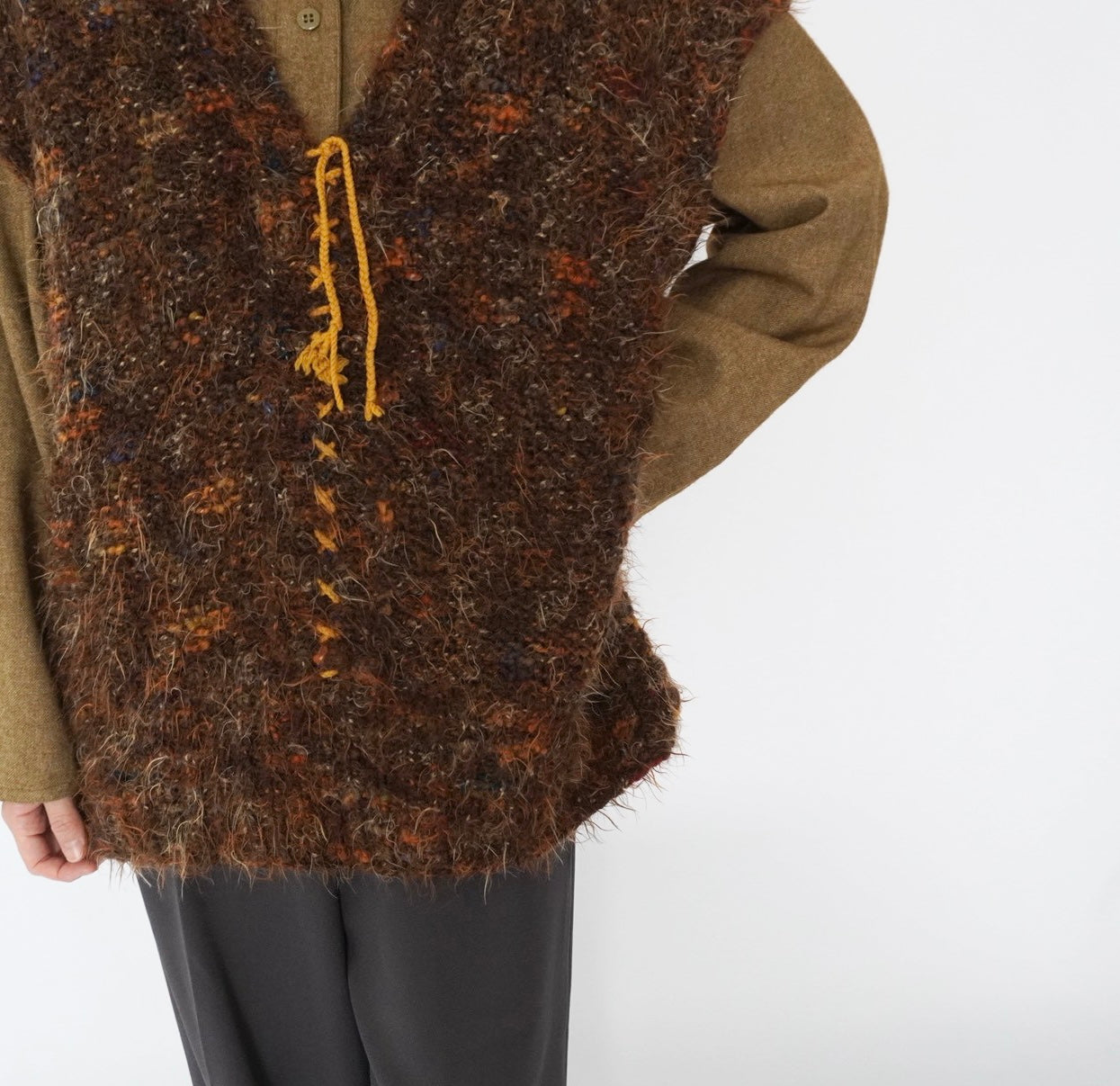 80s Design Mix Knit Vest