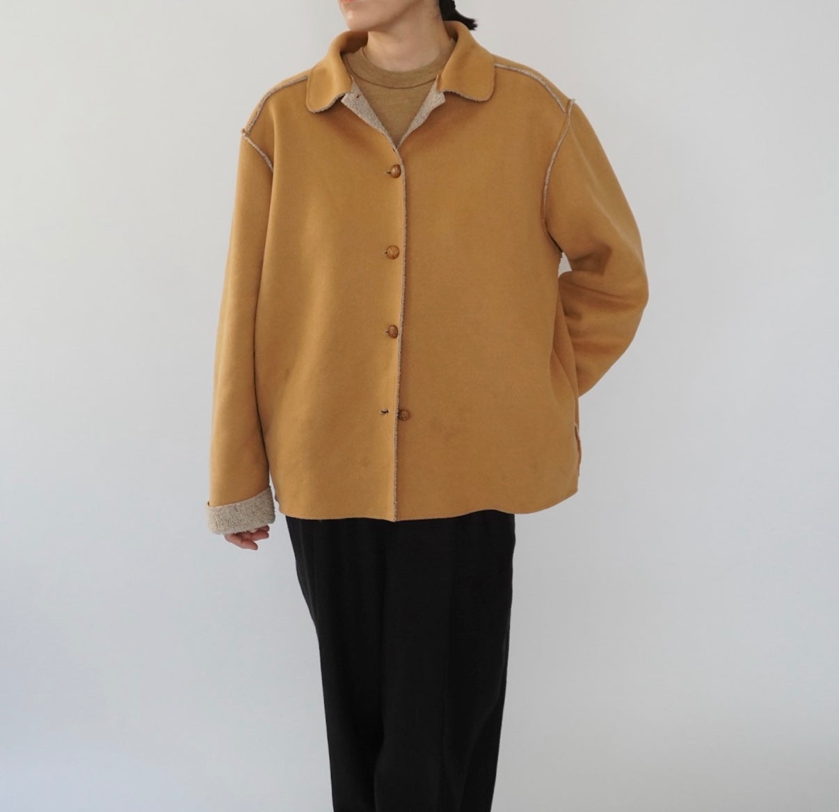 90s Faux Shearling Jacket