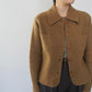 90s Wool Knit Shirt, Jacket
