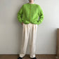 80s Light Green Knit Cardigan