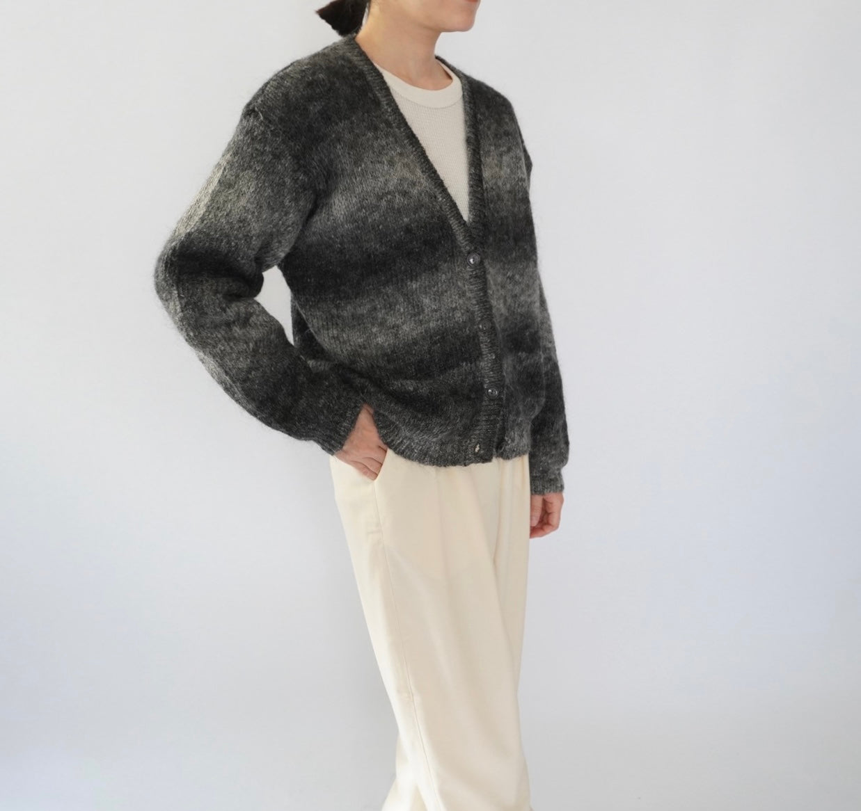 90s Design Mohair Cardigan