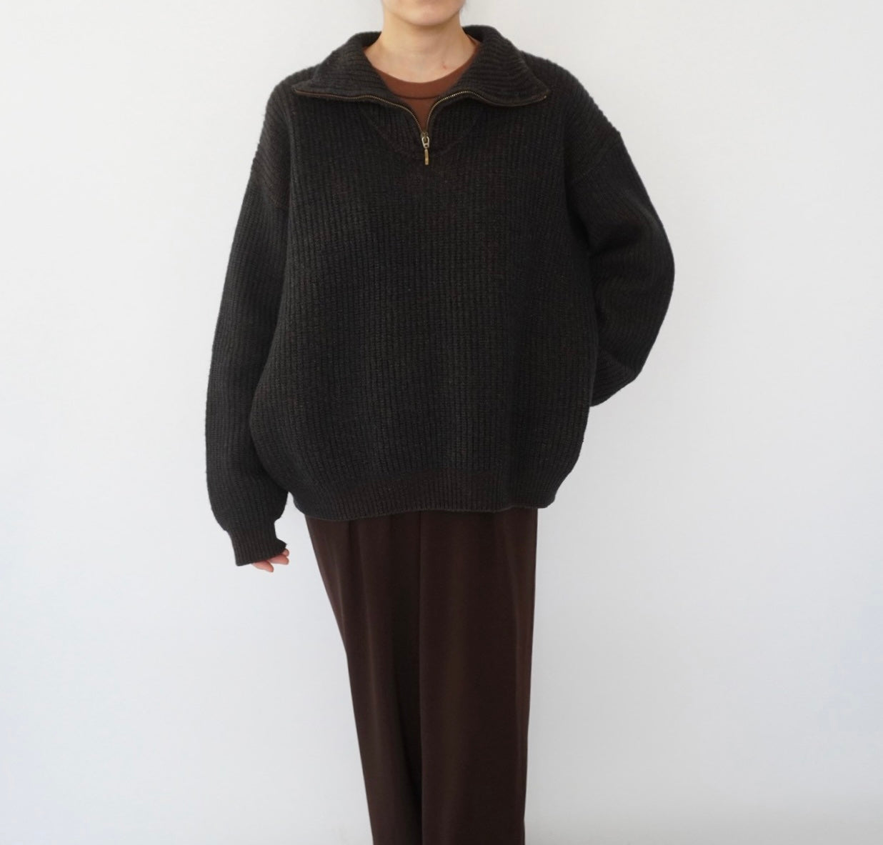 90s Half Zip Knit Made in Italy