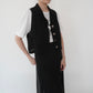 90s Black Sleeveless Shirt
