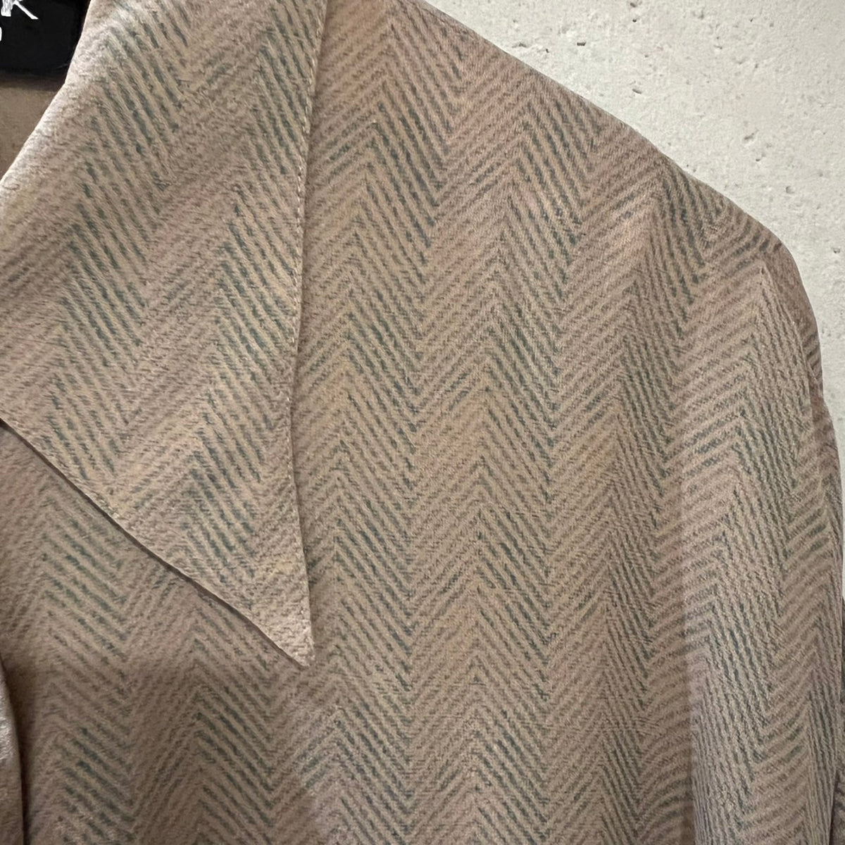 90s Silk Long Shirt