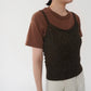90s Camisole Ribbed Top Made in Italy